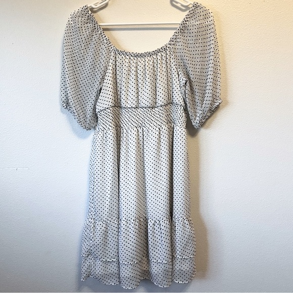 🍀3/$20🍀 LC Lauren Conrad Polka Dot Mini Dress - Picture 5 of 7